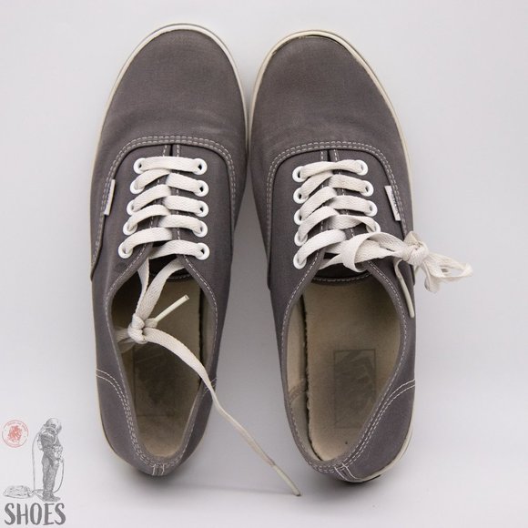 Vans Authentic Grey Lace ups Women's Size 9 - Picture 7 of 12